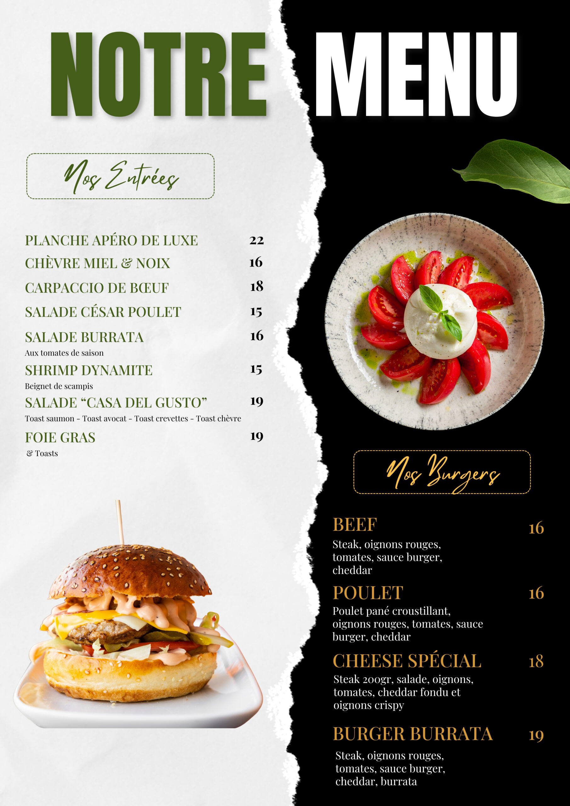 Menus
