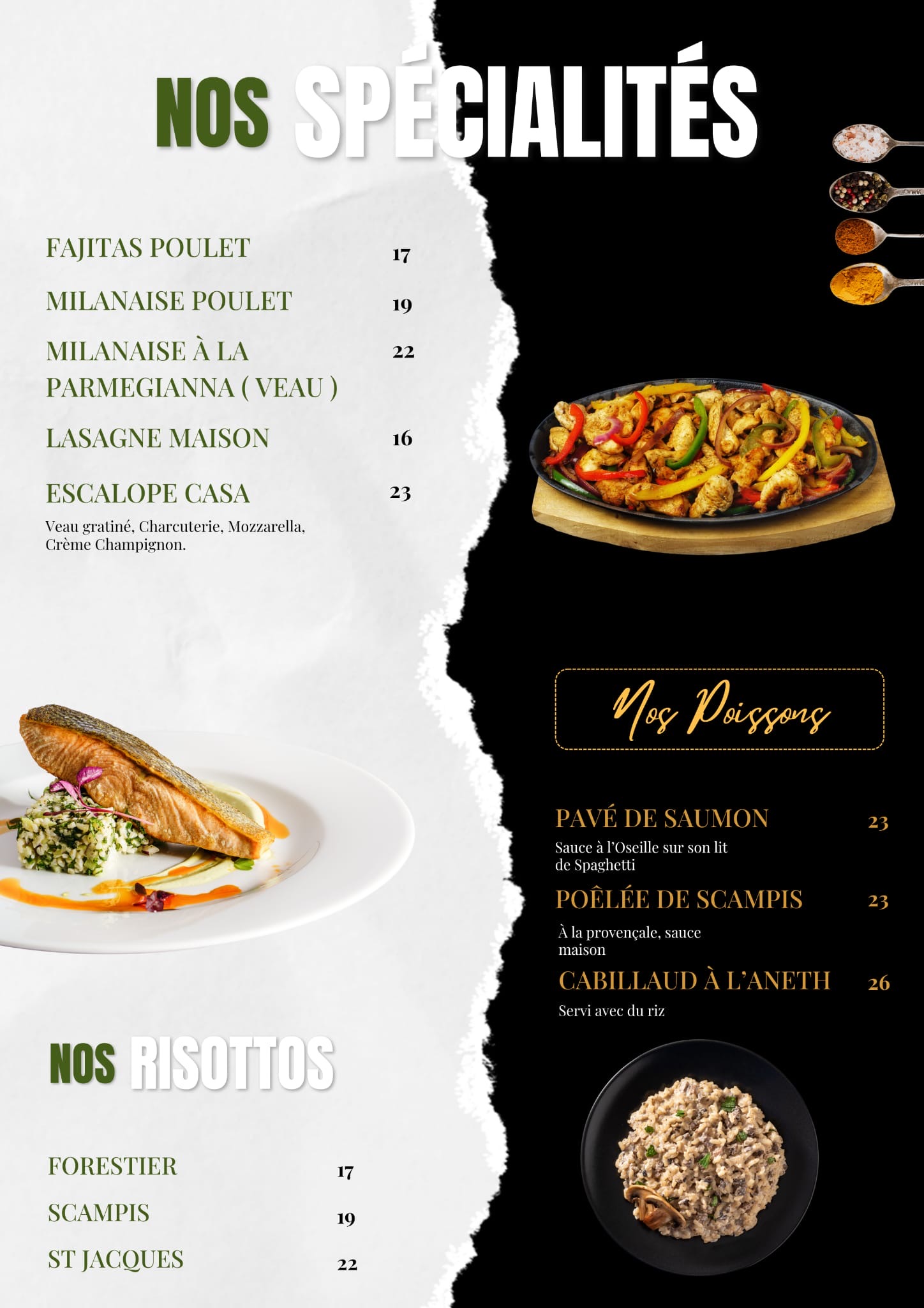 La carte casa del gusto